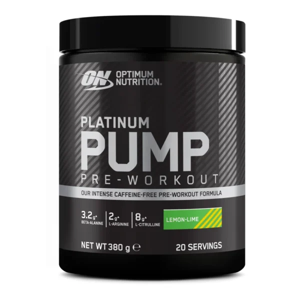 Platinum Pump Pre-workout – Goût Citron vert
