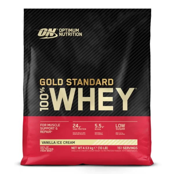 Gold Standard 100% Whey – Goût Vanilla Ice Cream
