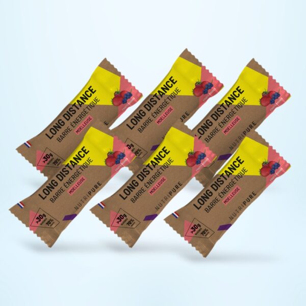 Barre énergétique long distance – Goût Fruits Rouges